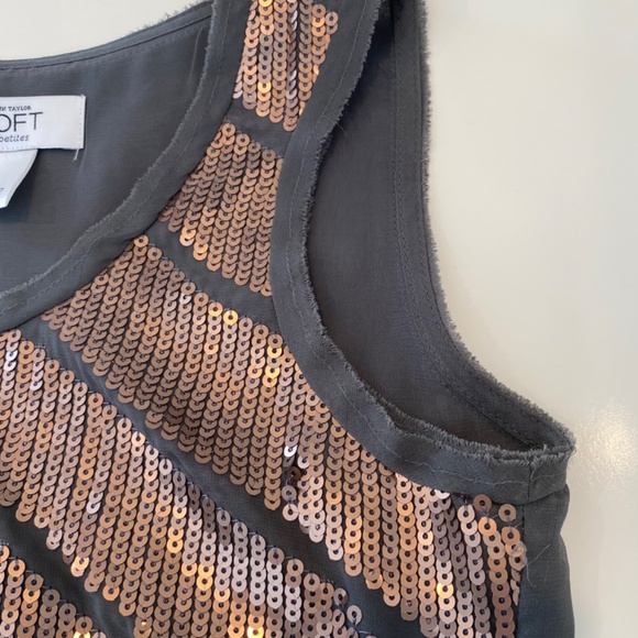 LOFT Sequin Top - Sz XXSP - Picture 10 of 12